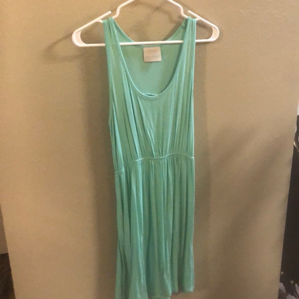 Mint color dress